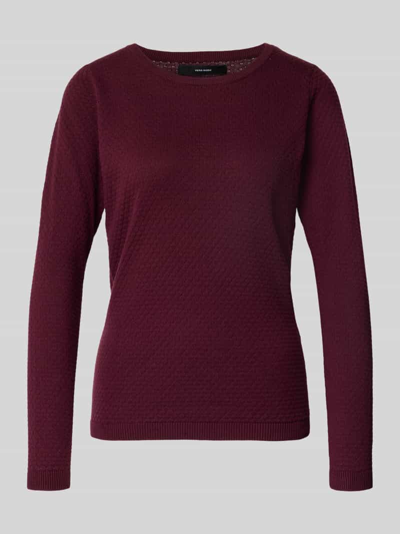 Vero Moda Trui met ronde hals VMCARE STRUCTURE LS O-NECK BLOUSE