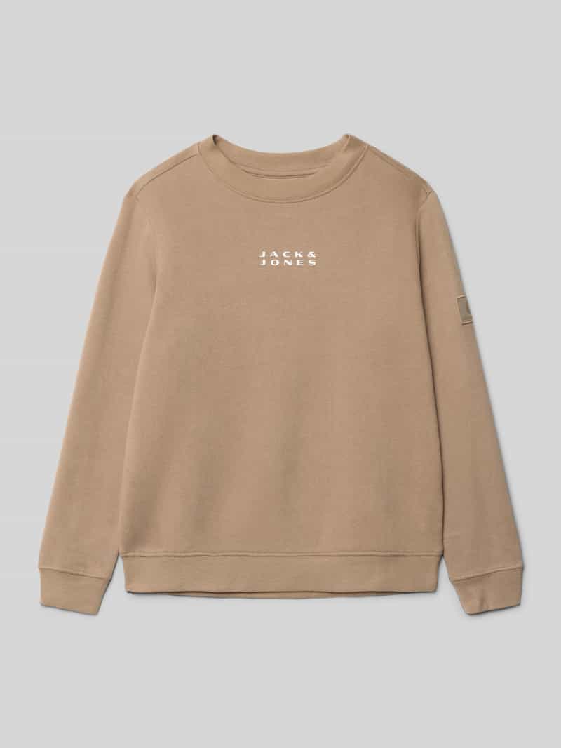 jack & jones Sweatshirt met logoprint model 'POINT'