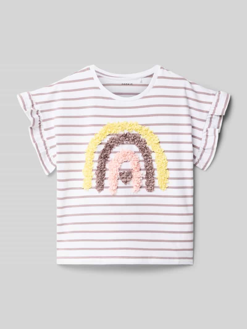 name it T-shirt met ronde hals model 'JADEY'