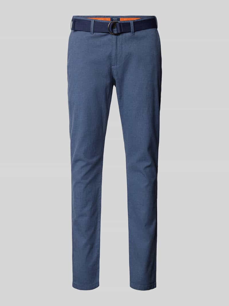 MCNEAL Slim fit chino met structuurmotief