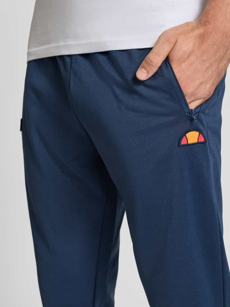 Ellesse Sweatpants met elastische band, model 'BERTONI' donkerblauw, foto 4