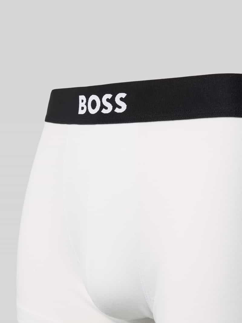 Boss Regular fit boxershort van een mix van katoen en elastaan in een set van 3 stuks
