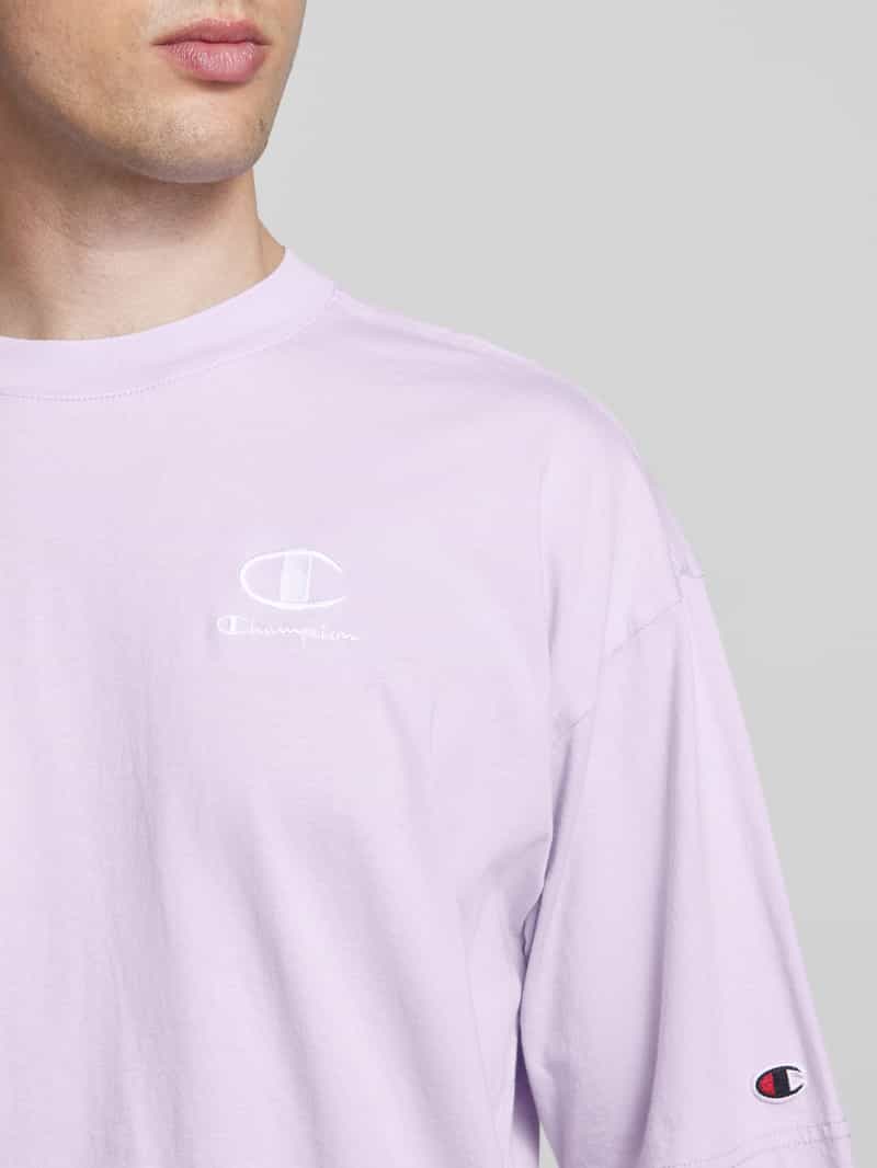 Champion Relaxed fit T-shirt met labelstitching