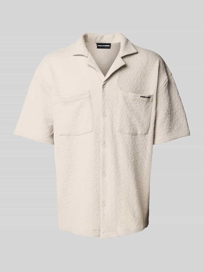 PEGADOR Oversized vrijetijdsoverhemd met 1 2-mouwen model 'ACADO'