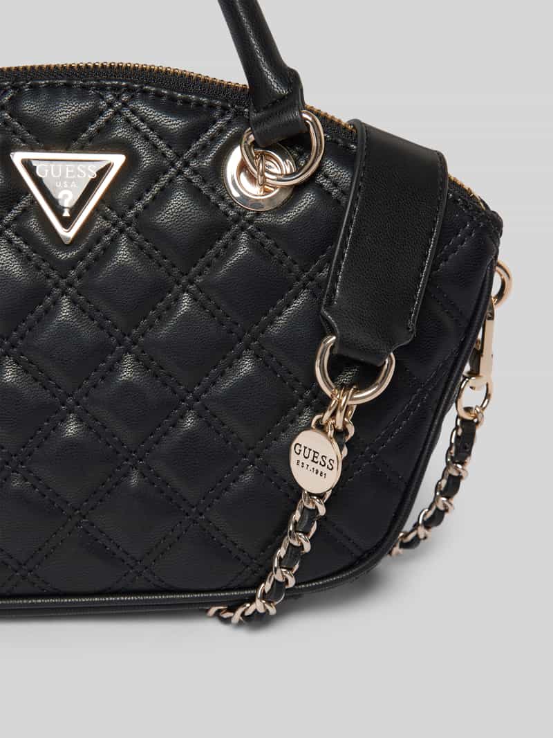Guess Handtas met doorgestikte naden model 'GIULLY'