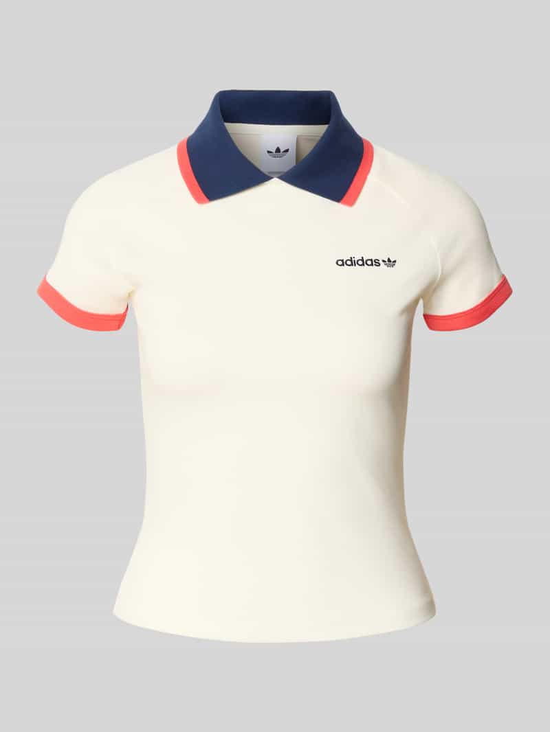 adidas Originals Slim fit poloshirt met labelstitching