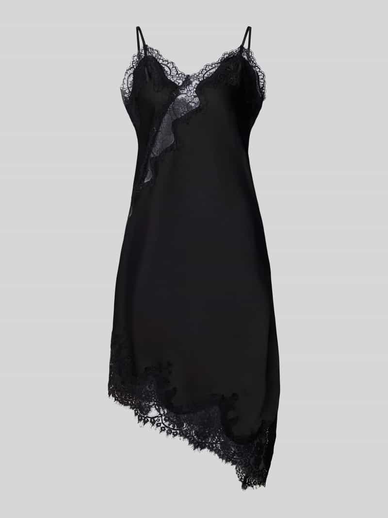 NEO NOIR Jurk van satijn met kant model 'Sorelle'