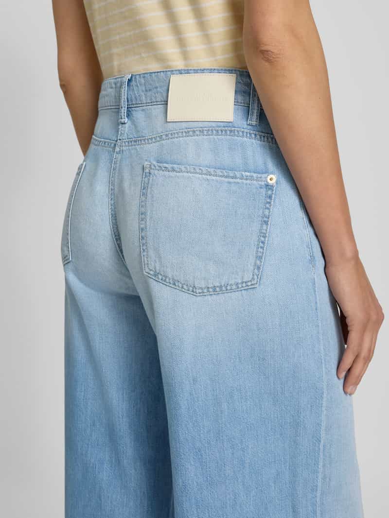 CAMBIO Wide leg jeans in verkorte pasvorm model 'PALAZZO'