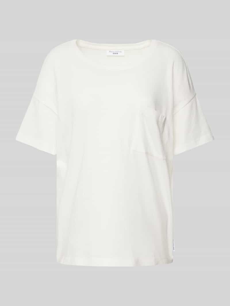 Marc O'Polo DENIM Relaxed fit T-shirt met labeldetail