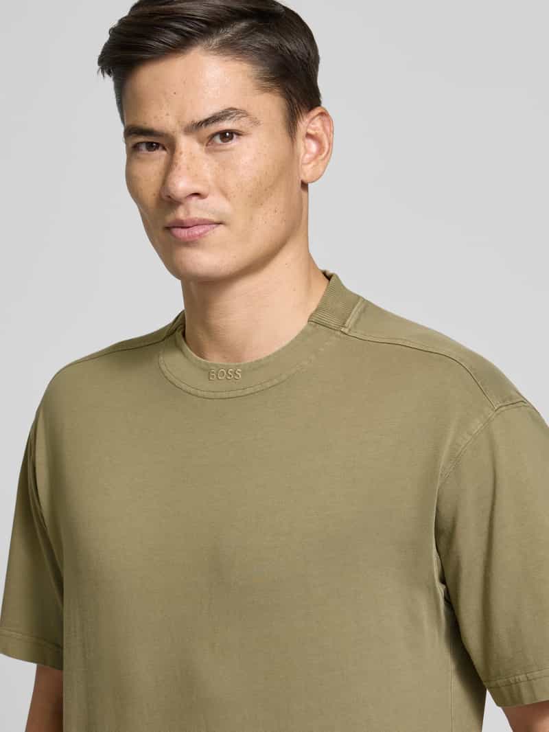 Boss Orange Comfort fit T-shirt van puur katoen