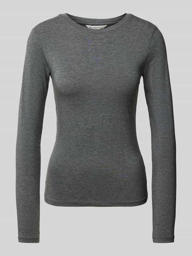 MSCH Copenhagen Shirt met lange mouwen en ronde hals model 'Betrina'