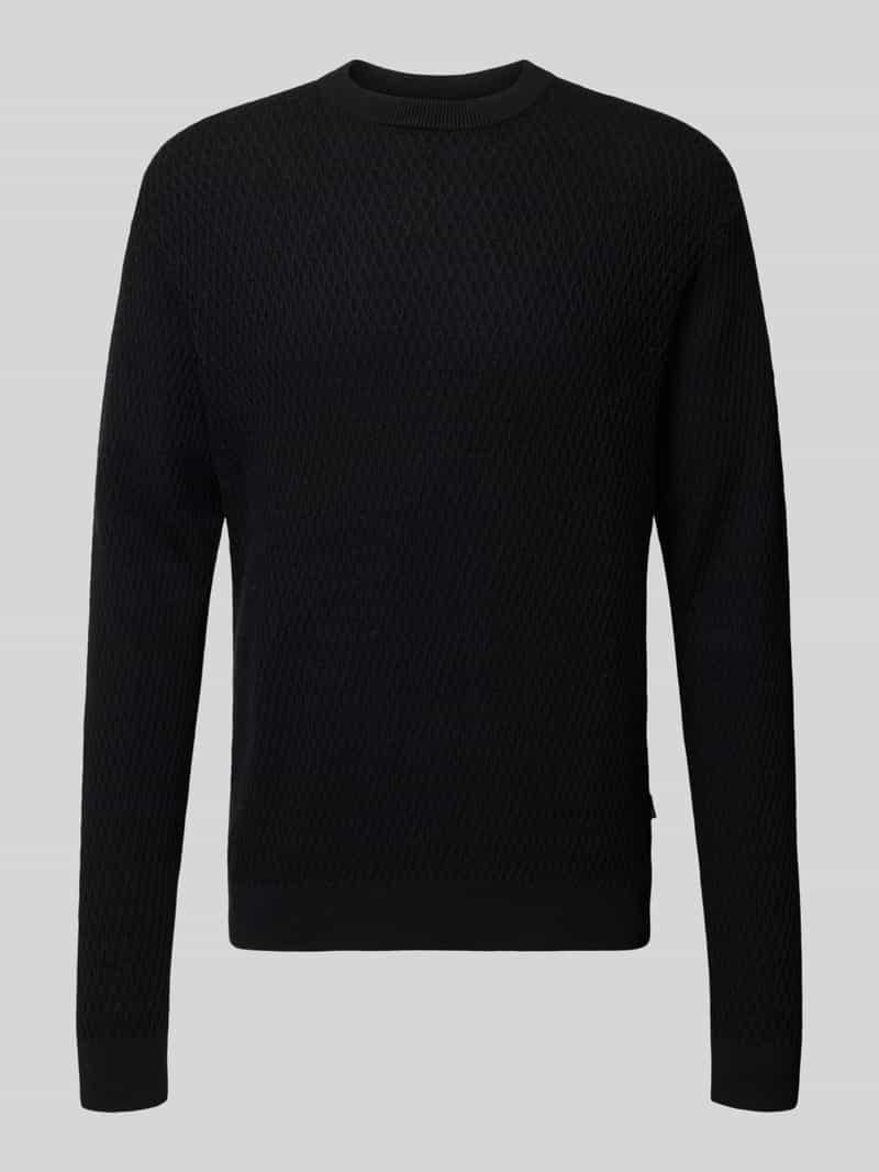 Jack & Jones Premium Gebreide pullover met ronde hals model 'REAGAN'