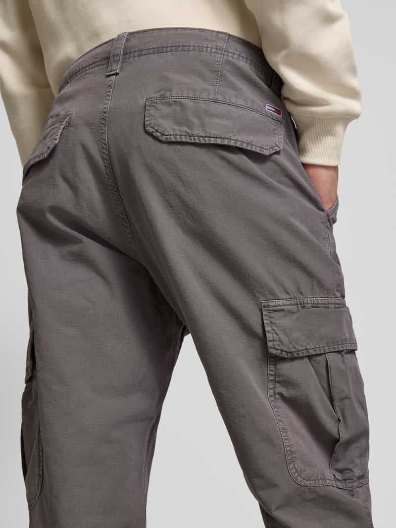 Tommy Jeans Cargobroek met labeldetail model 'RYAN'
