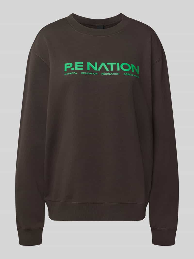 P.E Nation Oversized sweatshirt van puur biologisch katoen model 'Qualify'