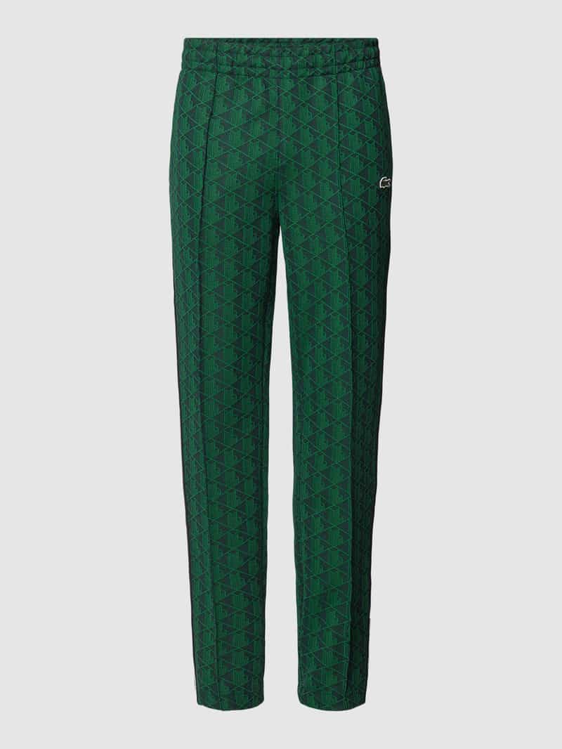 Lacoste Regular fit sweatpants met grafisch all-over motief