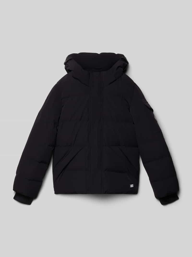 CARS JEANS Regular fit gewatteerd jack met logo-applicatie model 'Camden'