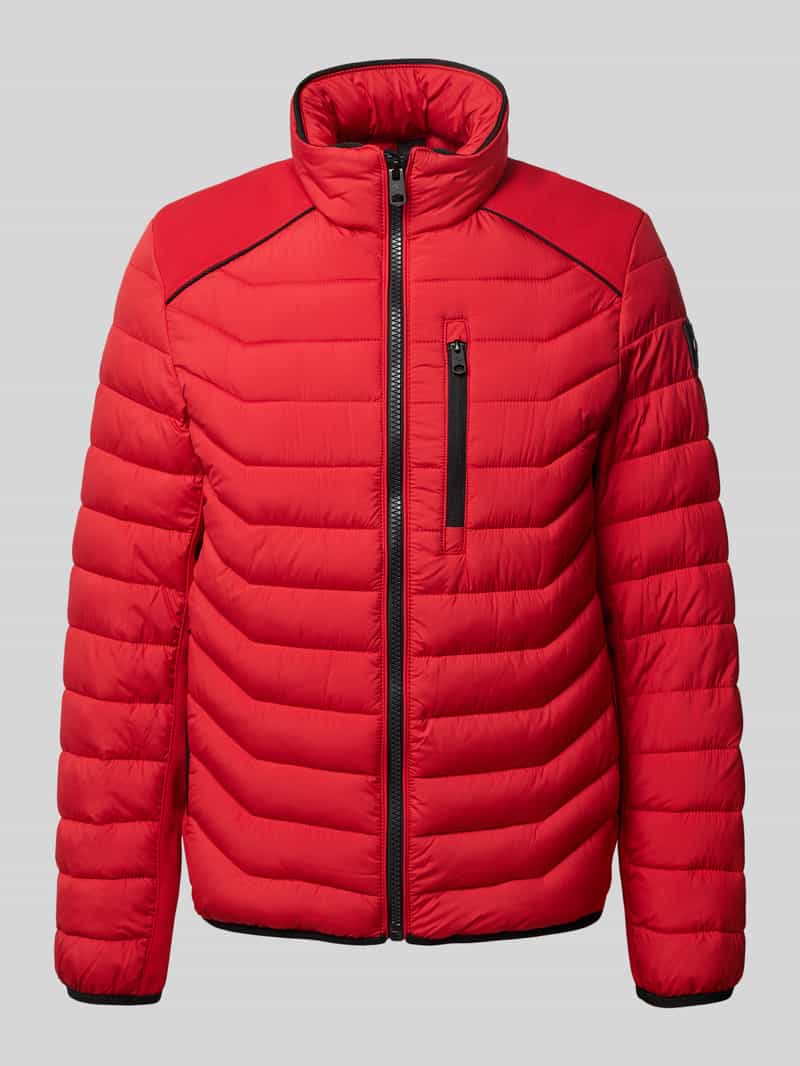 Tom Tailor Regular fit gewatteerd jack met ritssluiting