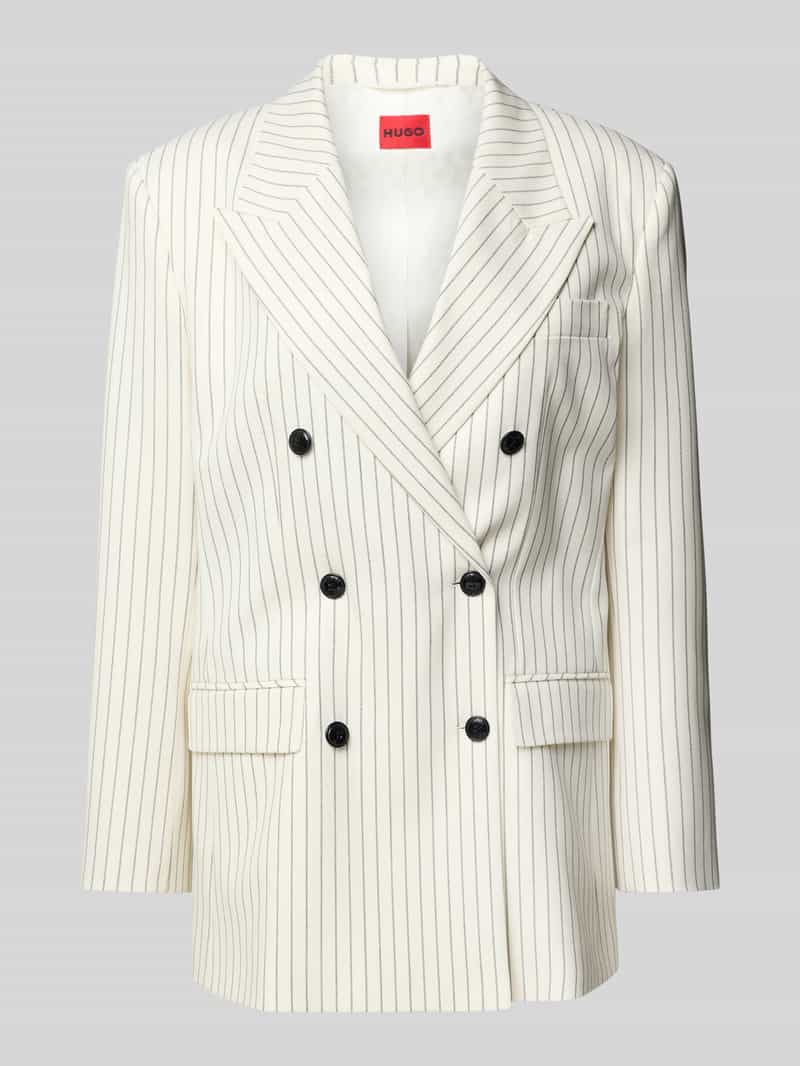 HUGO Blazer met reverskraag model 'Amelora'