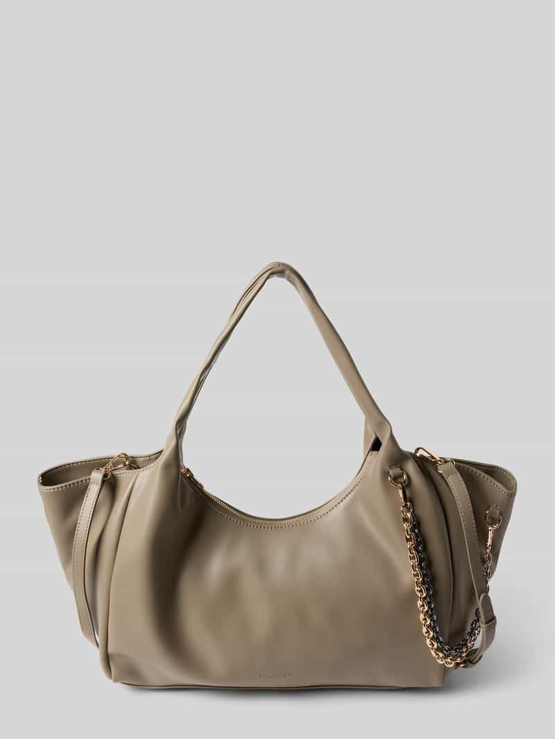 Seidenfelt Handtas met hengsels model 'LAINIO'