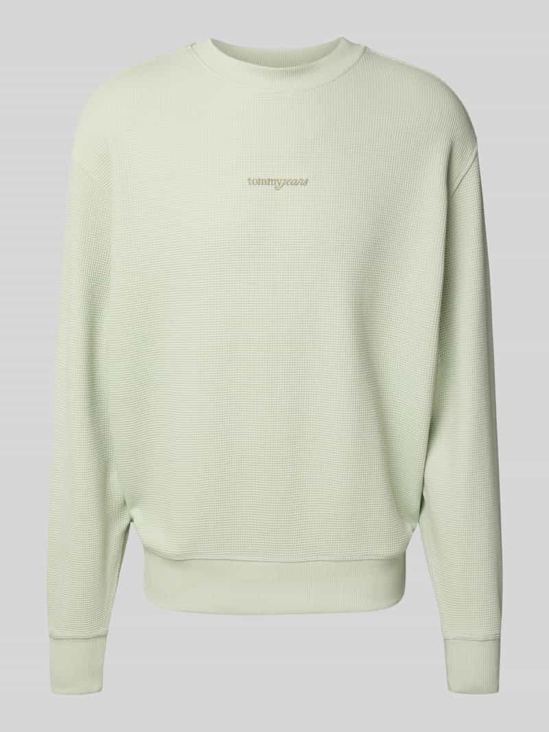 Tommy Jeans Comfort fit pullover van puur katoen