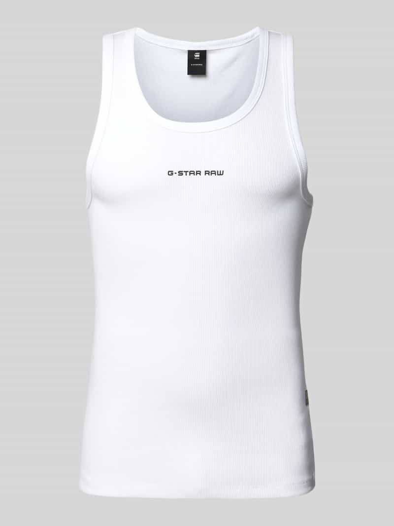 G-Star Raw Tanktop met labelprint