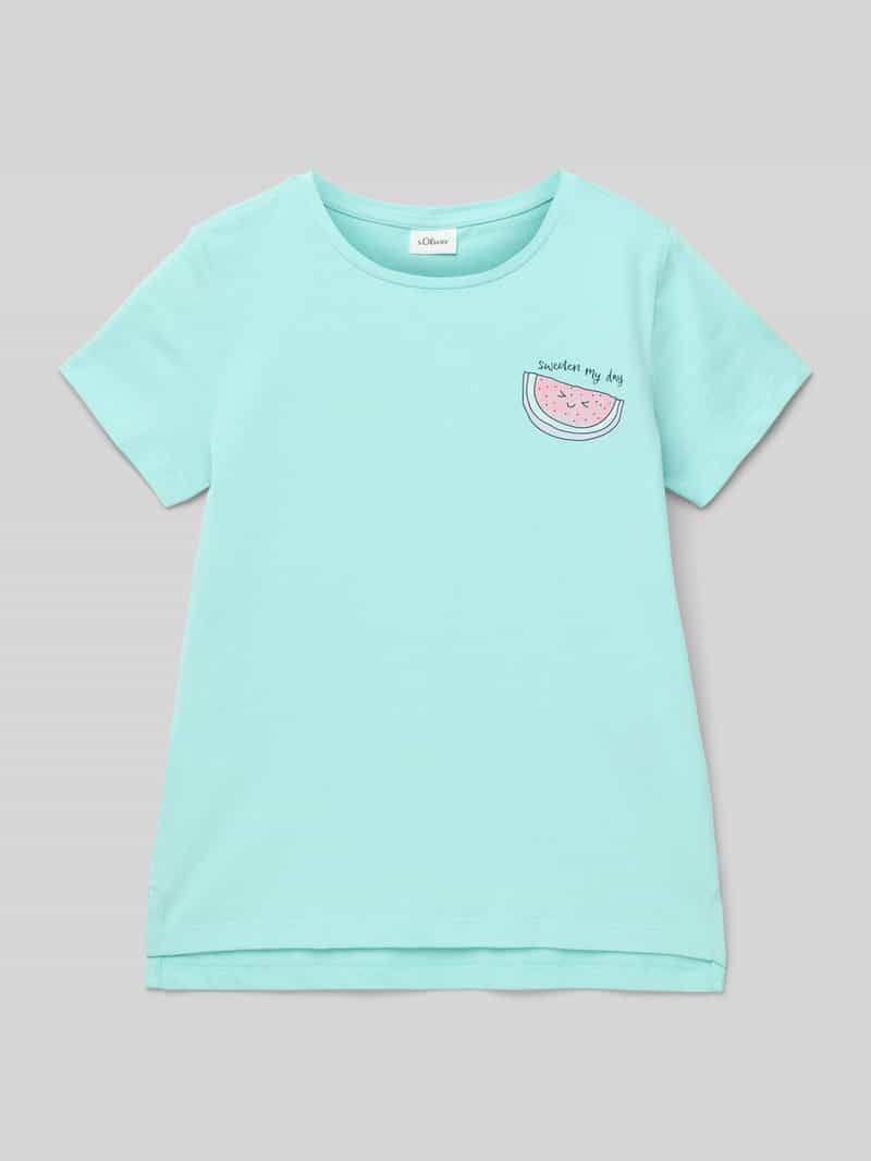 s.Oliver RED LABEL Regular fit T-shirt van puur katoen