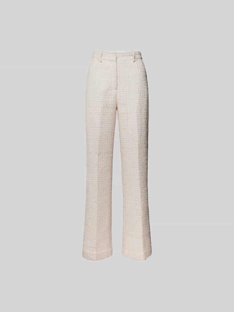 Stoffen broek in tricotlook