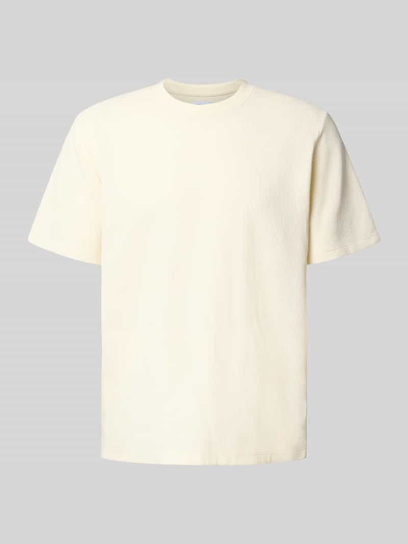 jack & jones T-shirt met structuurmotief model 'EAUSTIN'