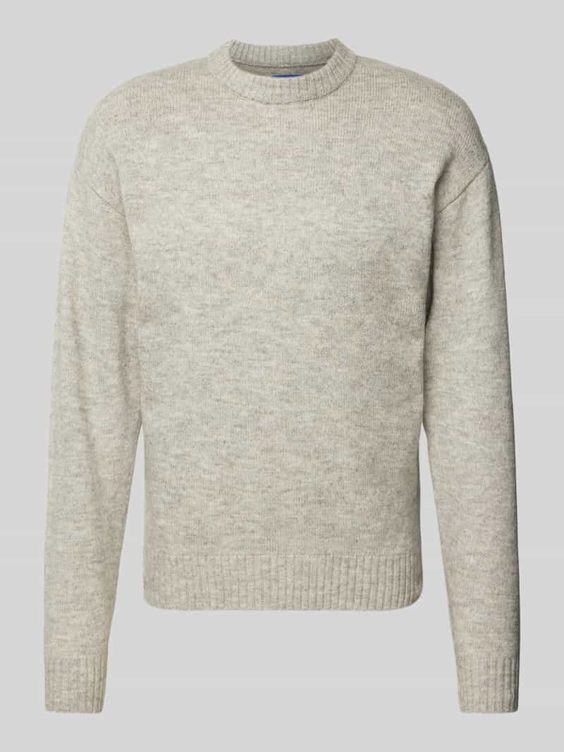 Jack & jones Gebreide pullover met ribboorden, model 'OLLIE'