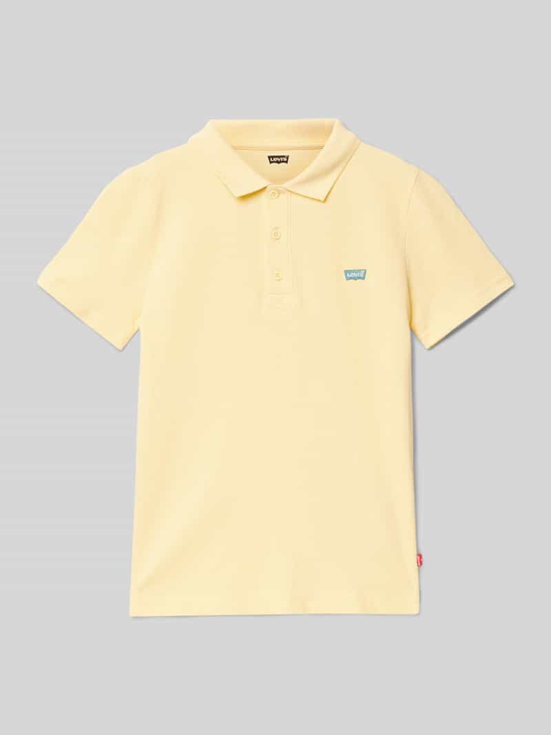 Levi s Kids Poloshirt met labelstitching model 'BATWING'