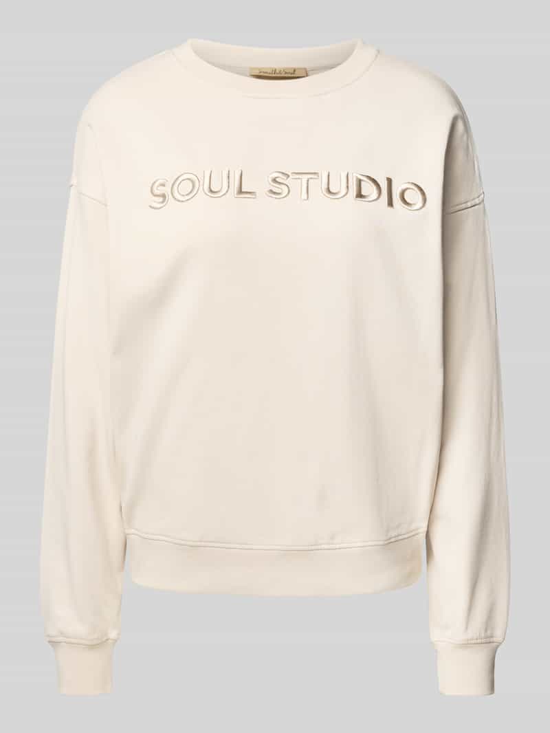 Smith and Soul Sweatshirt met statementstitching model 'SOUL STUDIO'