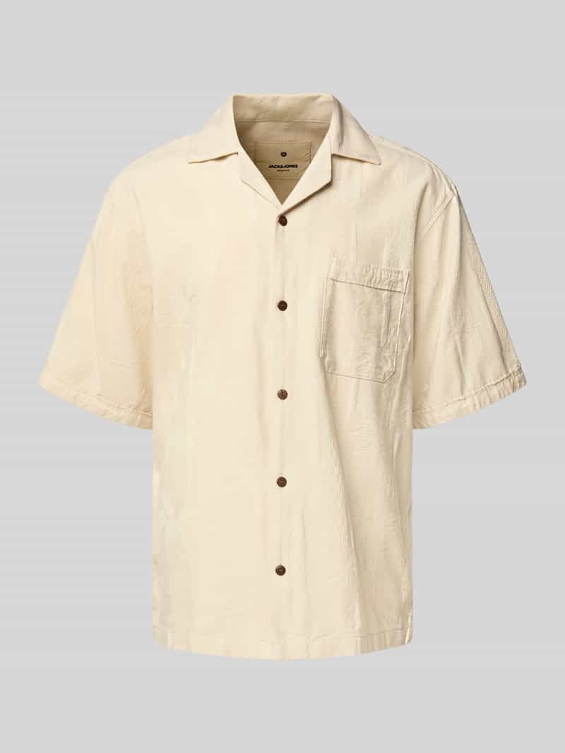 JACK & JONES Premium Vrijetijdsoverhemd met reverskraag model 'LUKE'