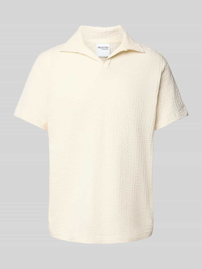 Selected Homme Regular fit poloshirt van katoenmix