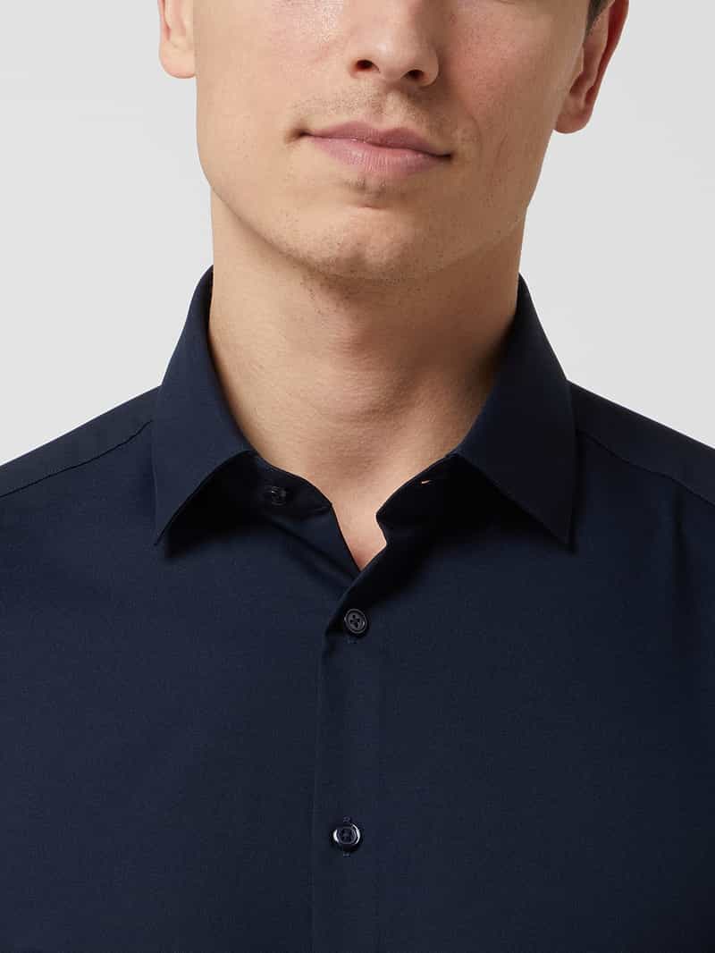 Jake*s Regular fit zakelijk overhemd met stretch