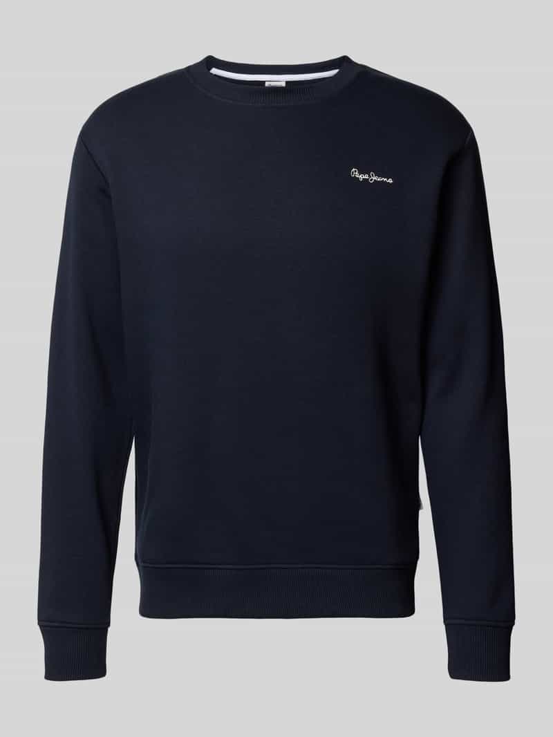 Pepe Jeans Sweatshirt MACBETH SMALL LOGO PLAIN CREW