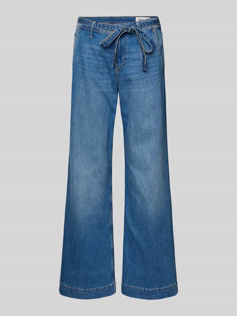 Wide leg Jeans van Katoenmix Model 'SURI'