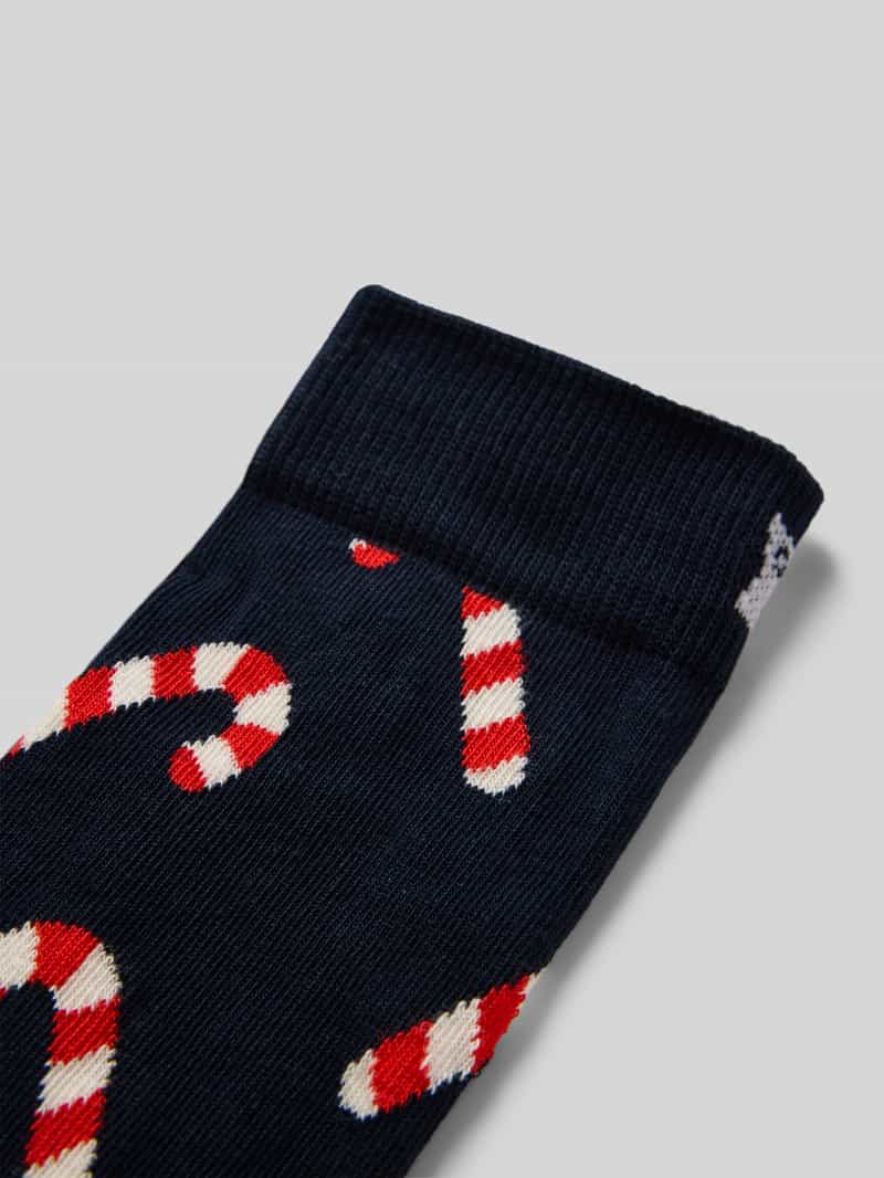 Happy Socks Regular fit sokken met motiefstitching model 'Candy'
