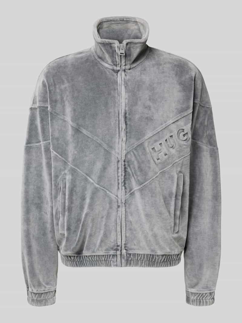 HUGO Oversized sweatjack van katoenmix model 'DELSO'