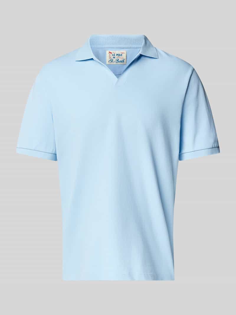 MC2 Saint Barth Regular fit poloshirt met V-hals model 'CHARLES'