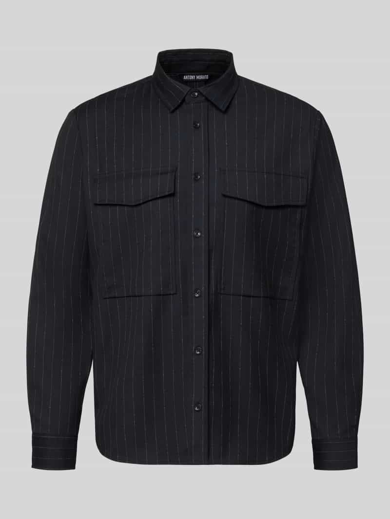 Antony Morato Regular Fit overshirt met klepzakken