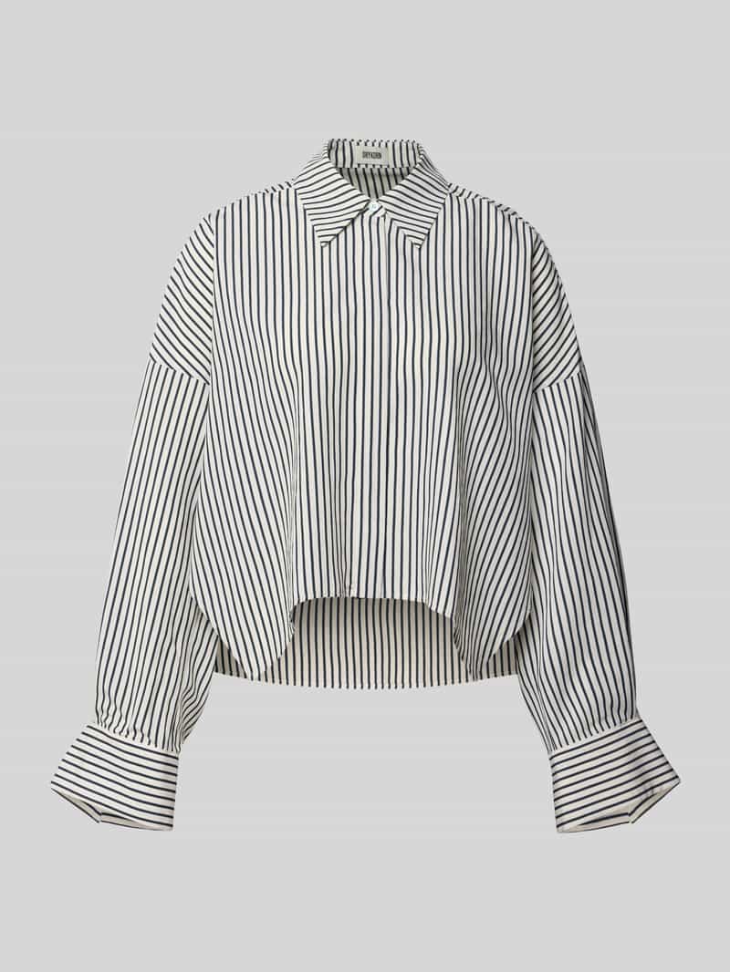 drykorn Relaxed fit blouse met blinde knoopsluiting model 'OSHIA'