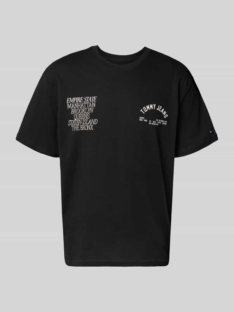 Tommy Jeans Regular fit T-shirt van puur katoen