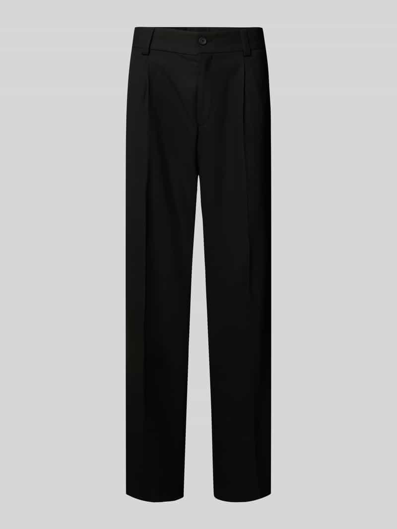 HUGO Regular fit pantalon met viscose model 'FLIPS'