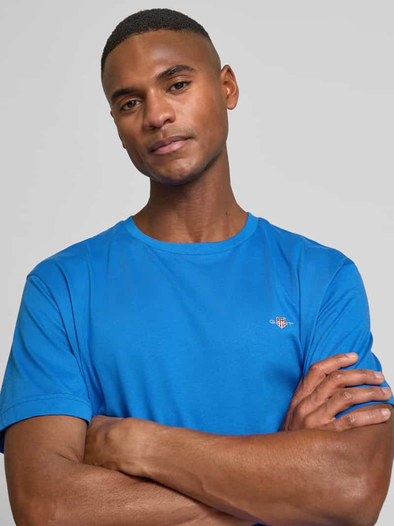 Gant T-shirt met labelstitching