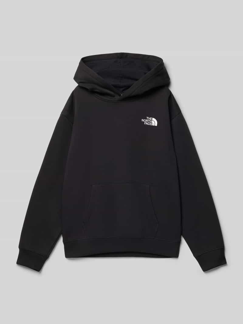 The North Face Oversized hoodie met logostitching model 'Teen'