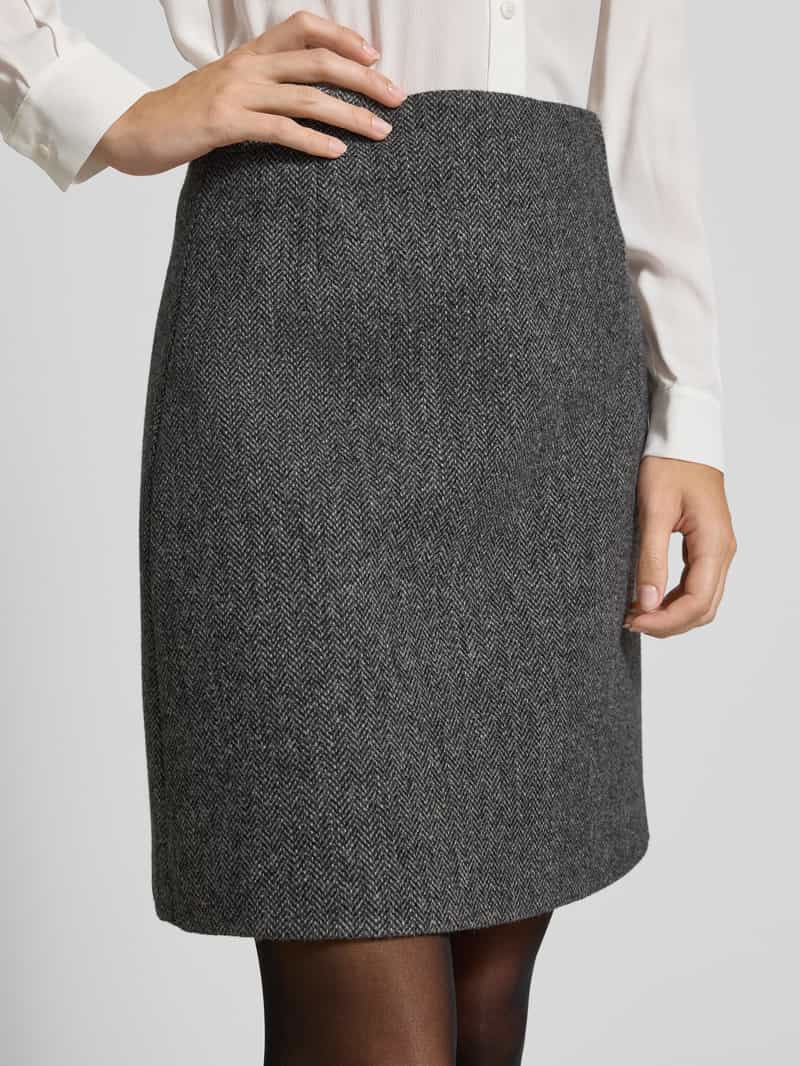 Weekend Max Mara Licht uitlopende midirok van zuivere scheerwol model 'MARCHE'