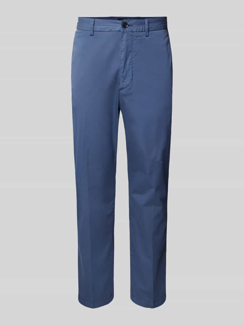 Boss Slim fit chino met ceintuurlussen model 'Kaiton'