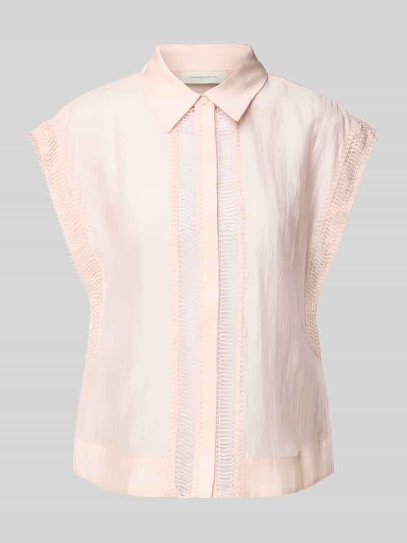 Copenhagen Muse Blouse met kapmouwen en blinde knoopsluiting model 'MOLLY'