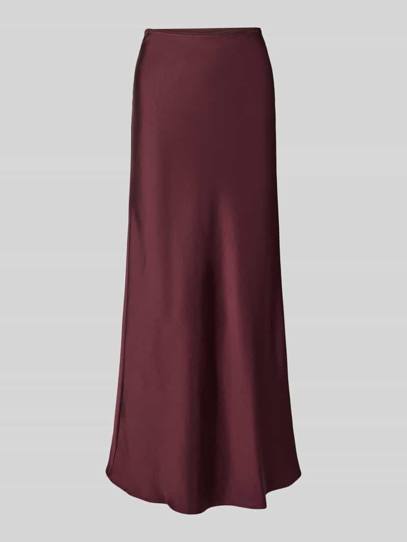 NEO NOIR Midirok van satijn met elastische band model 'URA'