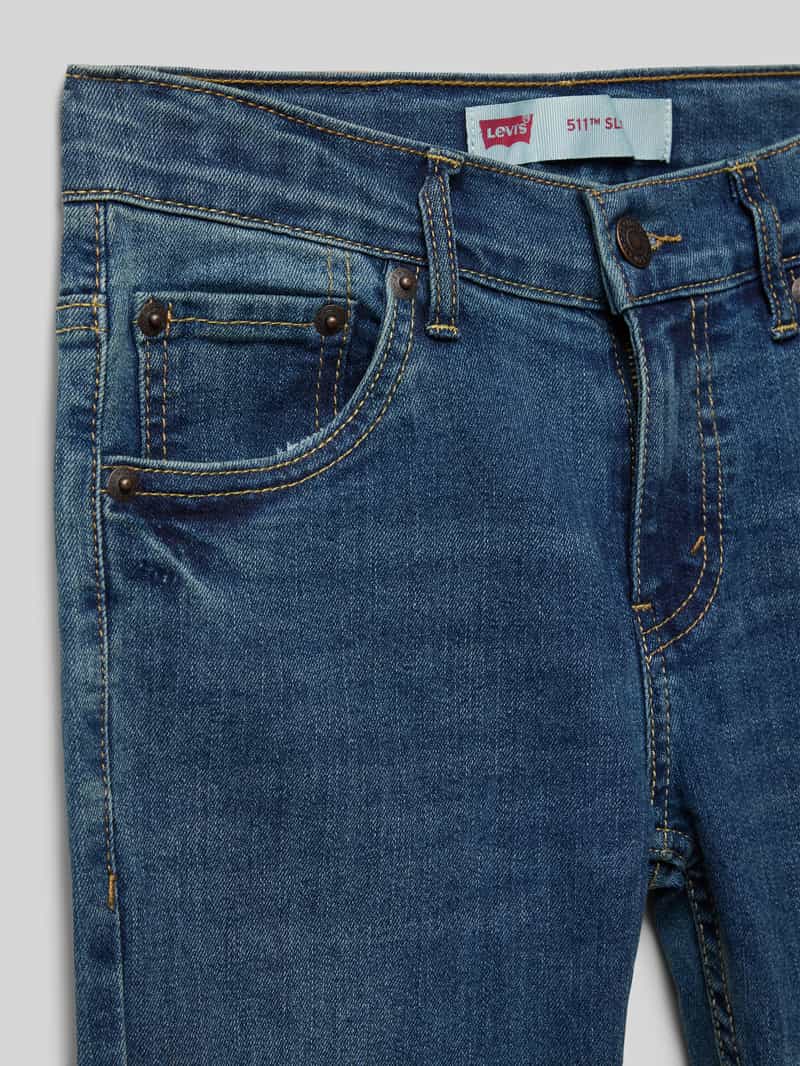 Levi s Kids Slim fit jeans met steekzakken model '511'